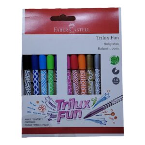 ESFERO F CASTELL X10 TRILUX FUN