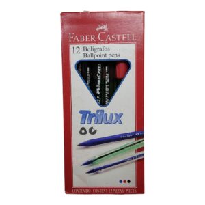 ESFERO F CASTELL CX12 ROJO TRILUX