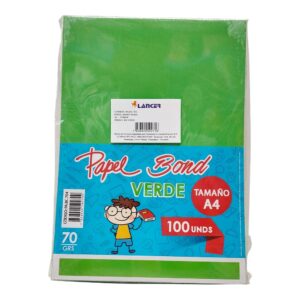 RESMA BOND L A4 VERDE 70GR
