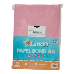 RESMA BOND L A4 ROSADA 70GR