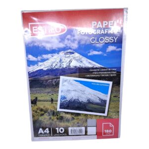 PAPEL FOTOGR A4 X10 ESTIL 180GR