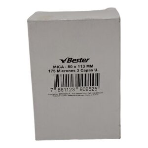 MICA EMPLASTIC M BLANCA 80X113MM BE