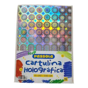 CARTULINA A4 HOLOGRAF X10 PASSOL