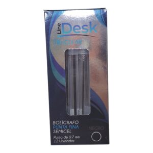 ESFERO DESK P/F NEGRO 0.7MM TRI-CLEAR