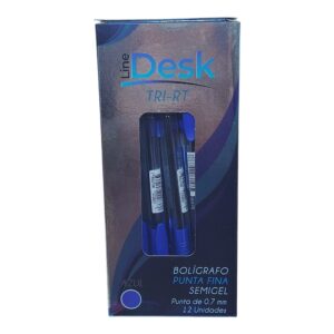 ESFERO DESK RETRAC AZUL 0.7MM TRI-RT