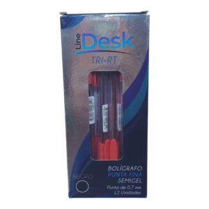 ESFERO DESK RETRAC ROJO 0.7MM TRI-RT