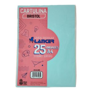 CARTULINA A4 BRIS SURTID X25 LANC