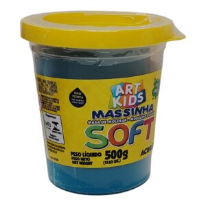 MASA SOFT 500G AZUL ACRILEX