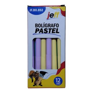 ESFERO JEFF X12 CUERP/PASTEL AZUL